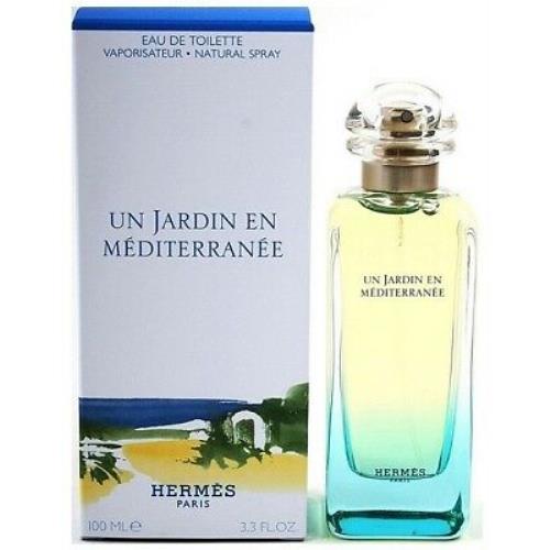 UN Jardin EN Mediterranee Hermes 3.3 oz / 100 ml Edt Unisex Perfume Spray