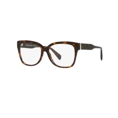 Michael Kors MK4091 3006 Palawan Dk Tortoise Demo Lens 52 mm Women`s Eyeglasses