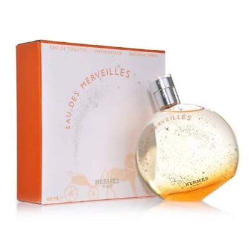 Hermes Eau Des Merveilles by Hermes 3.3 oz Edt Women Perfume Spray