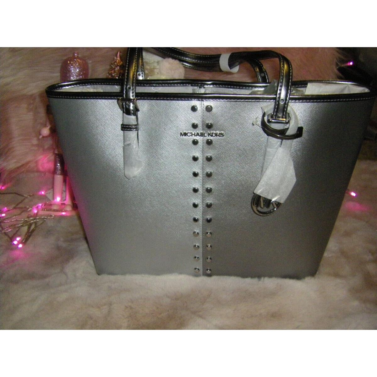 Michael kors 2025 pewter handbag