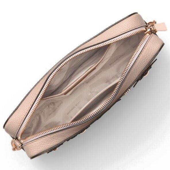 BNIB Michael Kors Large Pebbled Leather Double Pouch Bag in Soft Pink,  Luxury, Bags & Wallets on Carousell