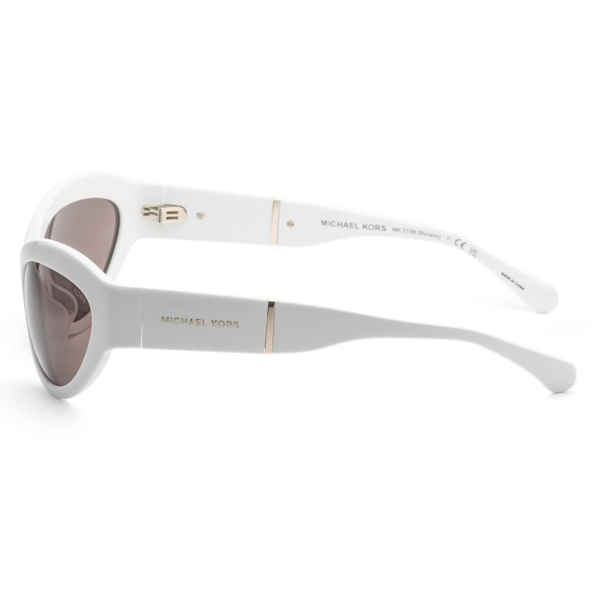 Michael Kors Women`s Burano 59mm Optic White Sunglasses MK2198-310073-59