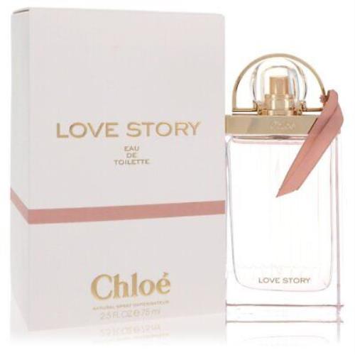 Chloe Love Story by Chloe Eau De Toilette Spray 2.5 oz / 75 ml Women
