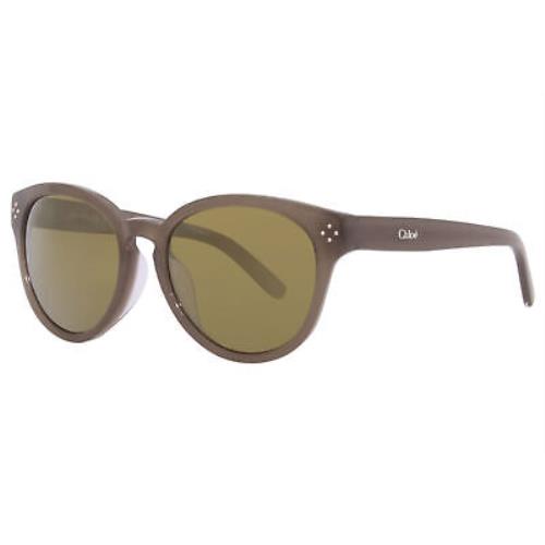 Chloe CE699SA 272 Sunglasses Women`s Turtledove/gold Mirrored Lenses Round 55mm