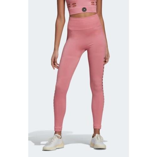 Adidas By Stella Mccartney Women`s Truepurpose Yoga Knit Tights Easy Pink