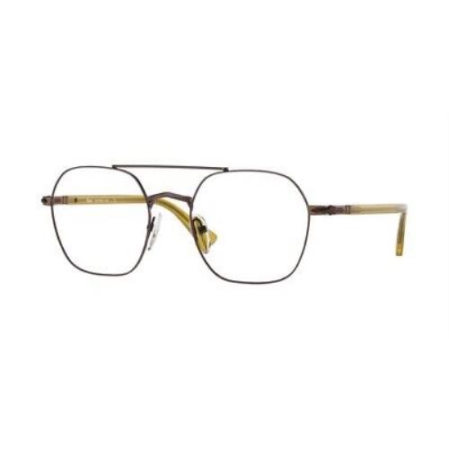 Persol PO2483V 1107 Irregular Brown Demo Lens 50 mm Unisex Eyeglasses