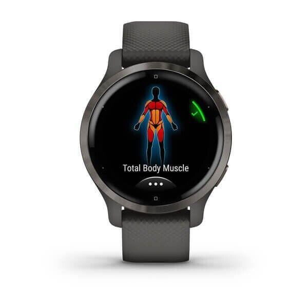 Garmin Venu 2S Fitness Smartwatch - Slate Bezel 010-02429-00