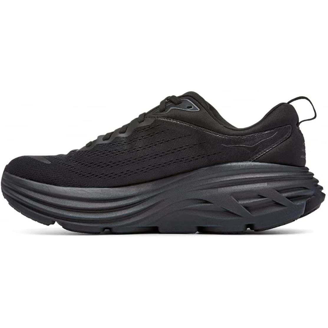 Hoka One Bondi 8 Mens Running Shoes - Black