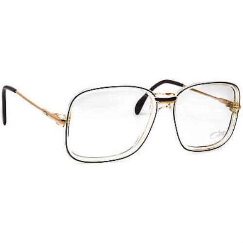 Cazal Vintageeyeglasses Mod 629 Col 212 Clear/black/gold Square Frame 59 17 140