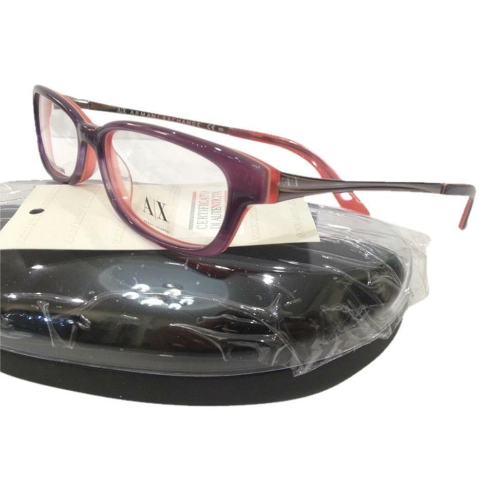 Armani Exchange AX239 AY5 Purple W/ Pink Plastic Eyeglasses Frame 52-14-135