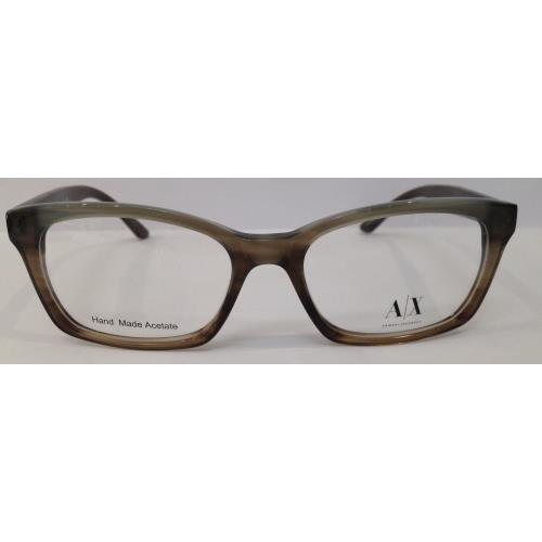 Armani Exchange AX 232 Brown Azure 0D9K Plastic Eyeglasses Frame 50-16-140