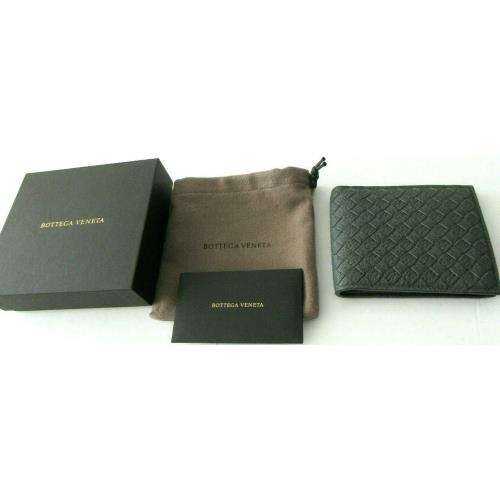 Bottega Veneta Mens Wallet Intercciaco Bifold Wallet Gray 196207