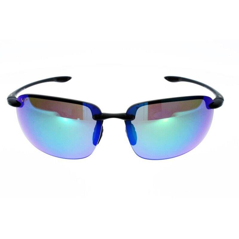 Maui Jim GM456-14 Hookipa XL - Matte Black / Maui Green Lens