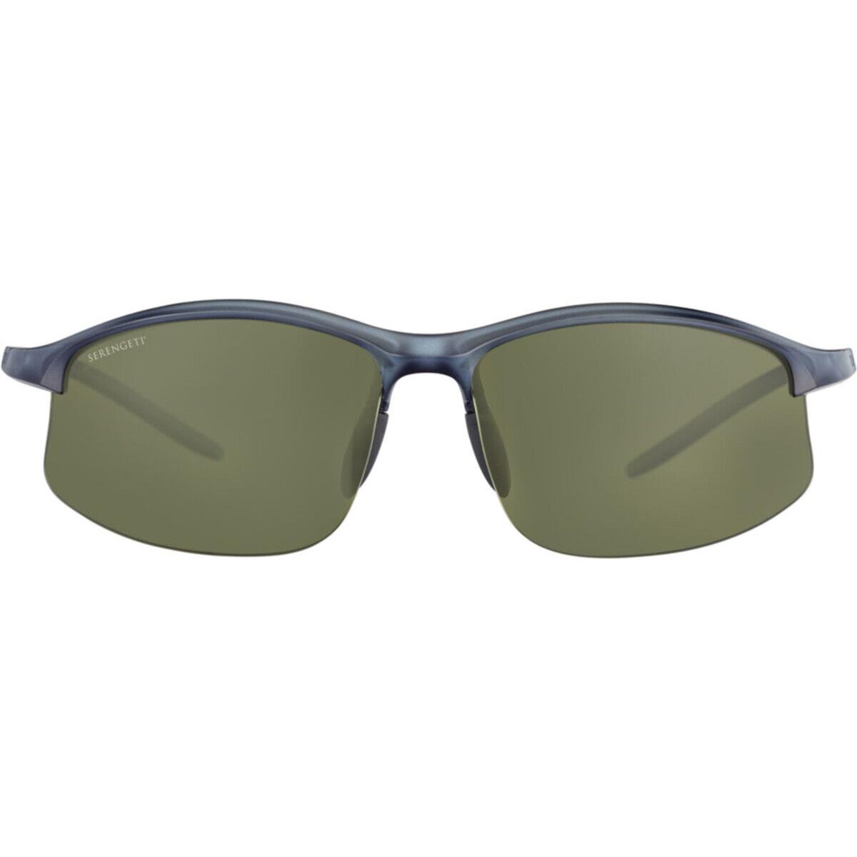 Serengeti Winslow Sunglasses w/ Bonus Hard Case Matte Crystal Dark Grey