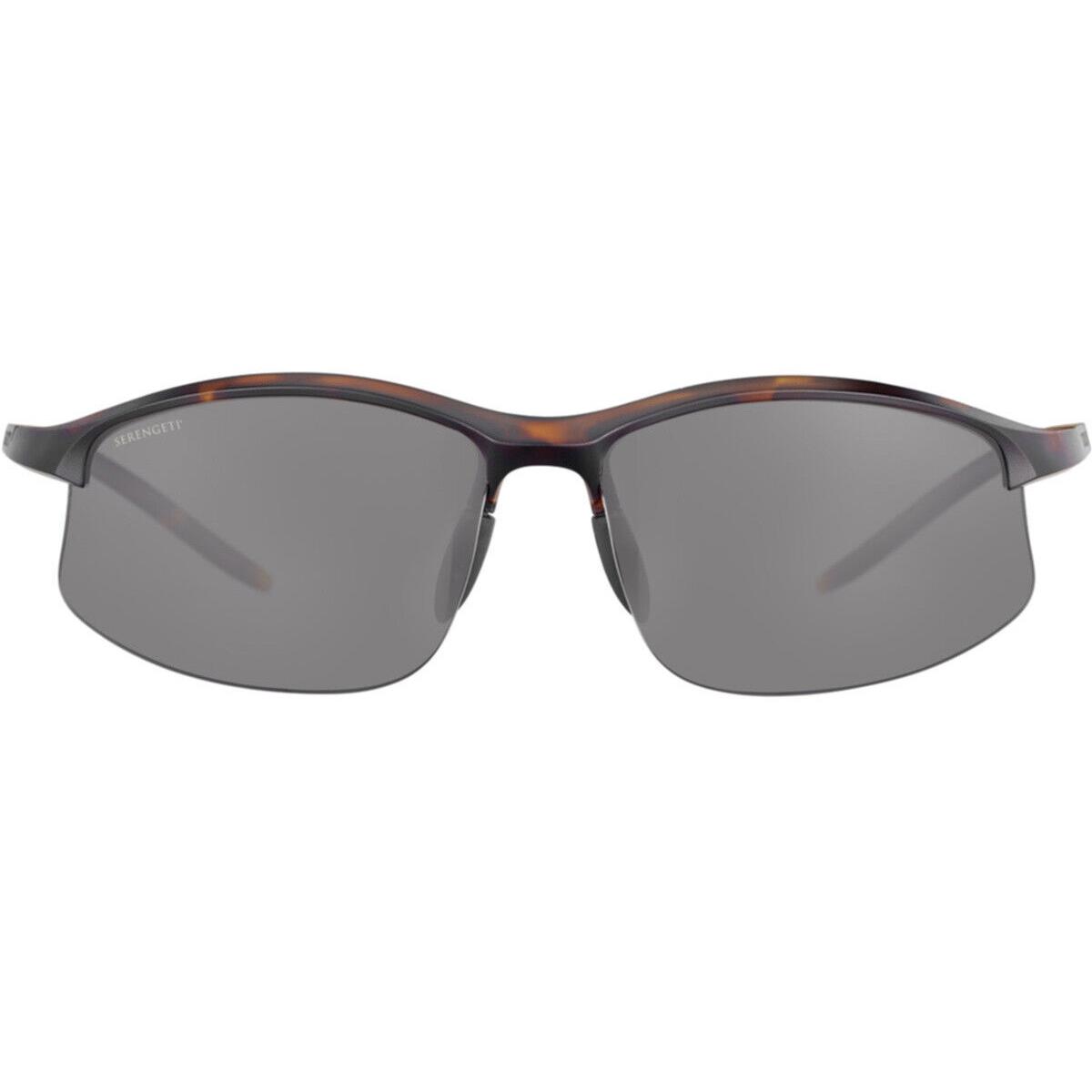 Serengeti Winslow Sunglasses w/ Bonus Hard Case Matte Tortoise