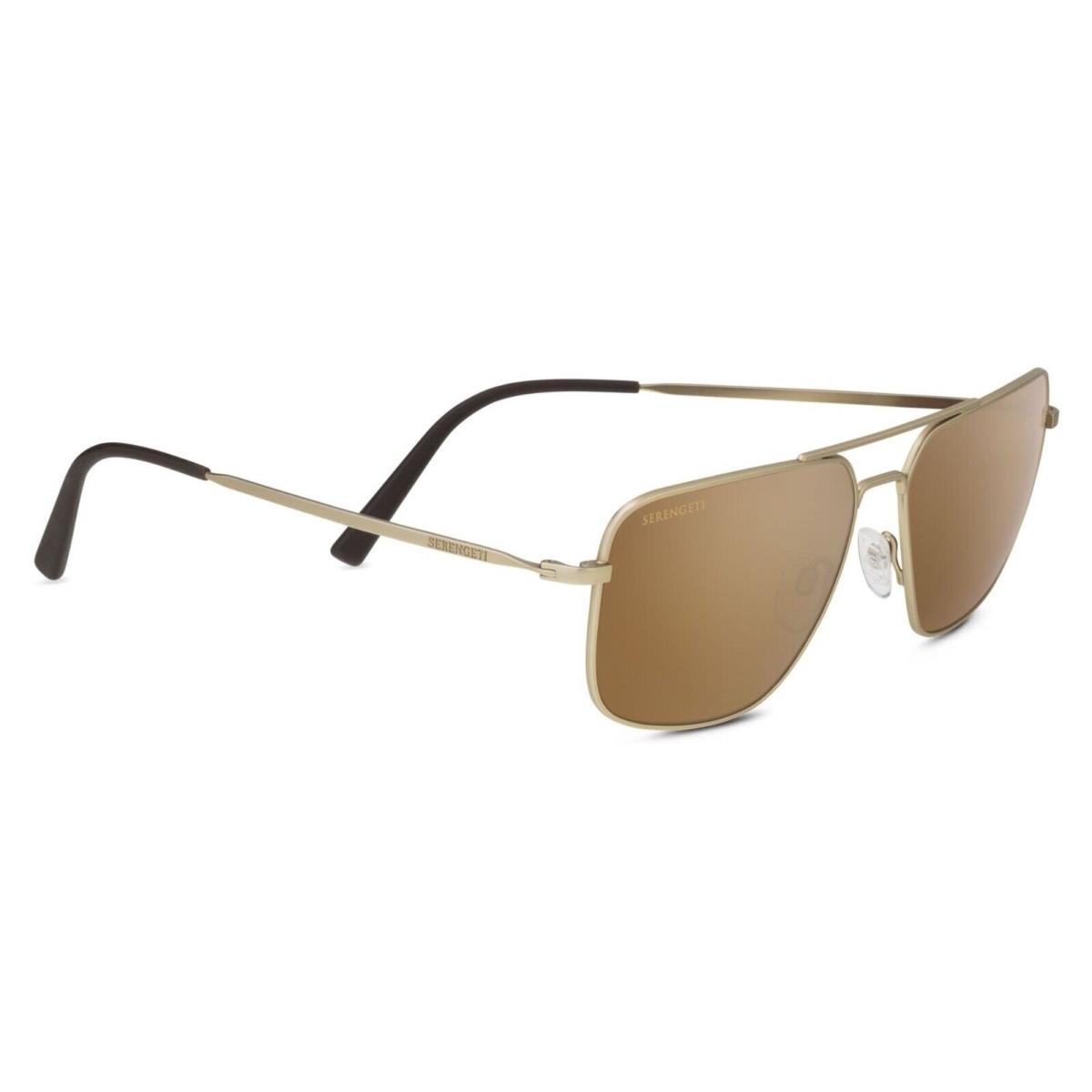 Serengeti Agostino Sunglasses Polarized Drivers Gold
