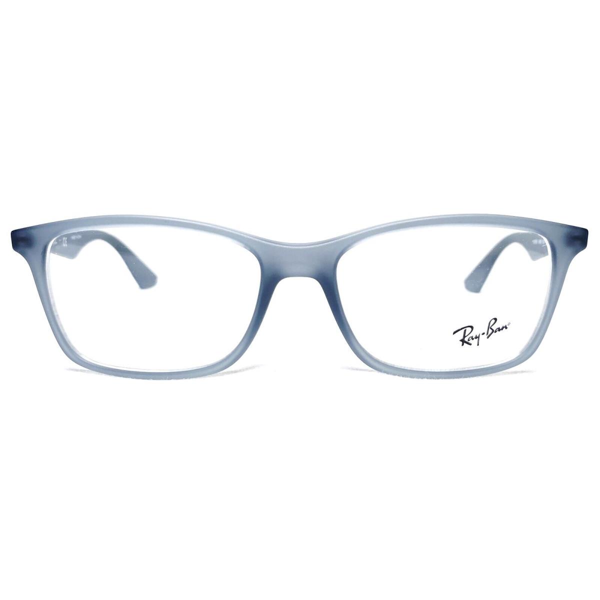 Ray Ban RB7047 5482 Mens Matte Grey Rectangle Eyeglasses Frames 56/17 145 - Matte Transparent Grey, Frame: Matte Transparent Grey, Manufacturer: