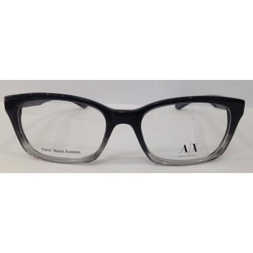 Armani Exchange AX 232 Black 0E4S Plastic Eyeglasses Frame 50-16-140