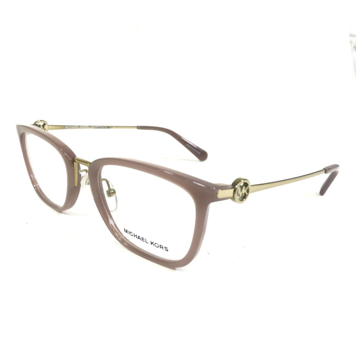 Michael Kors Eyeglasses Frames MK 4054 Captiva 3320 Brown Taupe Gold 52-20-140