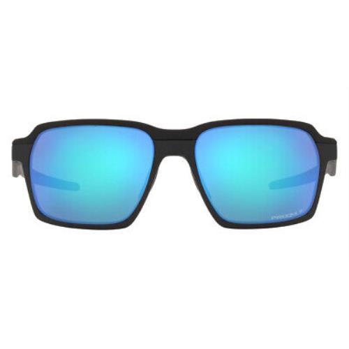 Oakley Parlay 0OO4143 Sunglasses Men Black Rectangle 58mm - Frame: Black, Lens: , Model: