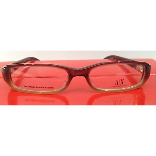 Armani Exchange AX202 Burgundy Brown DH1 Plastic Eyeglasses Frame Store Display