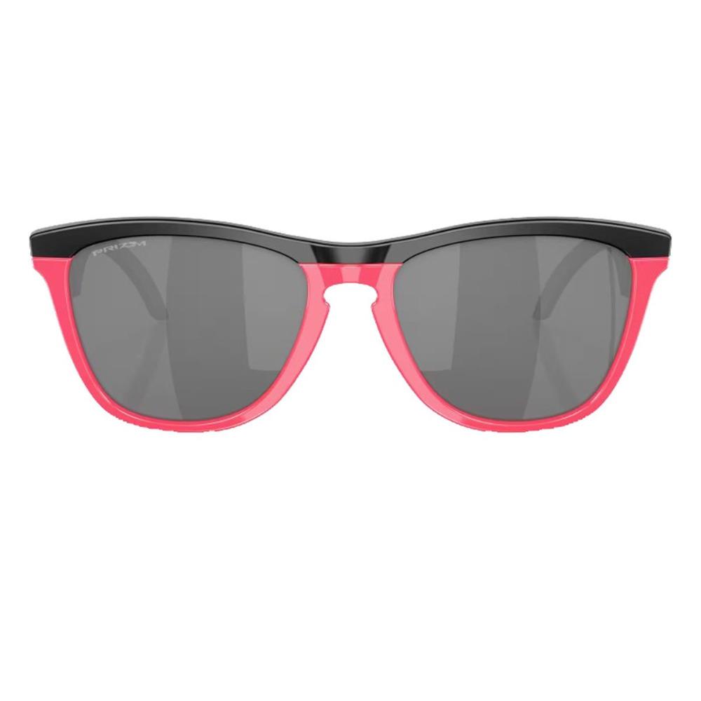 Oakley Frogskins Hybrid Sunglasses Matteblack Neonpinkprizmblk - Frame: MatteBlack, Lens: NeonPinkPrizmBlk
