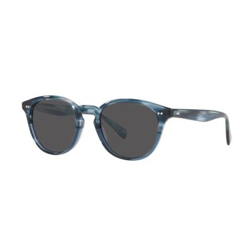 Oliver Peoples Desmon Sun OV5454SU 1730R5 Dark Blue Vsb/carbon Grey Sunglasses - Frame: Dark Blue VSB, Lens: Carbon Grey