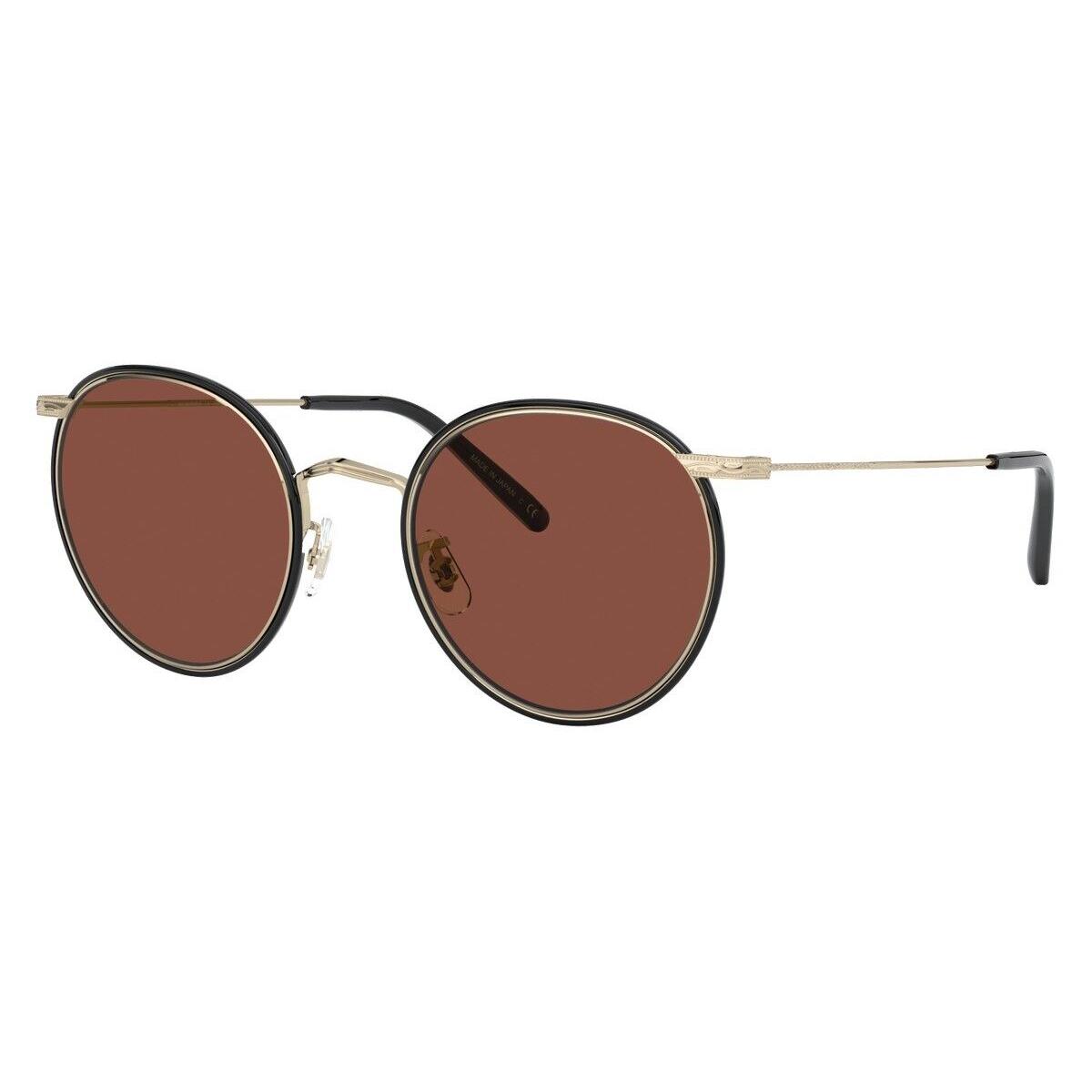 Oliver Peoples Unisex 49mm Soft Gold Black Sunglasses OV1269ST-5035C5-49