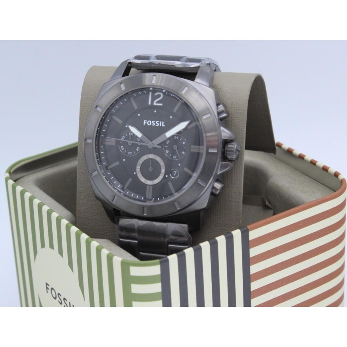 Fossil Privateer Sport Chronograph Grey Black BQ2817 Mens Watch