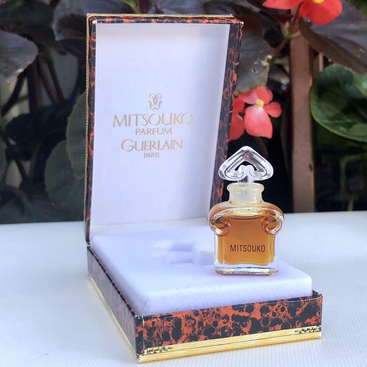 Tiny Vintage Mitsouko Guerlain Parfum Extrait 2ml Micro Mini Perfume Boxed