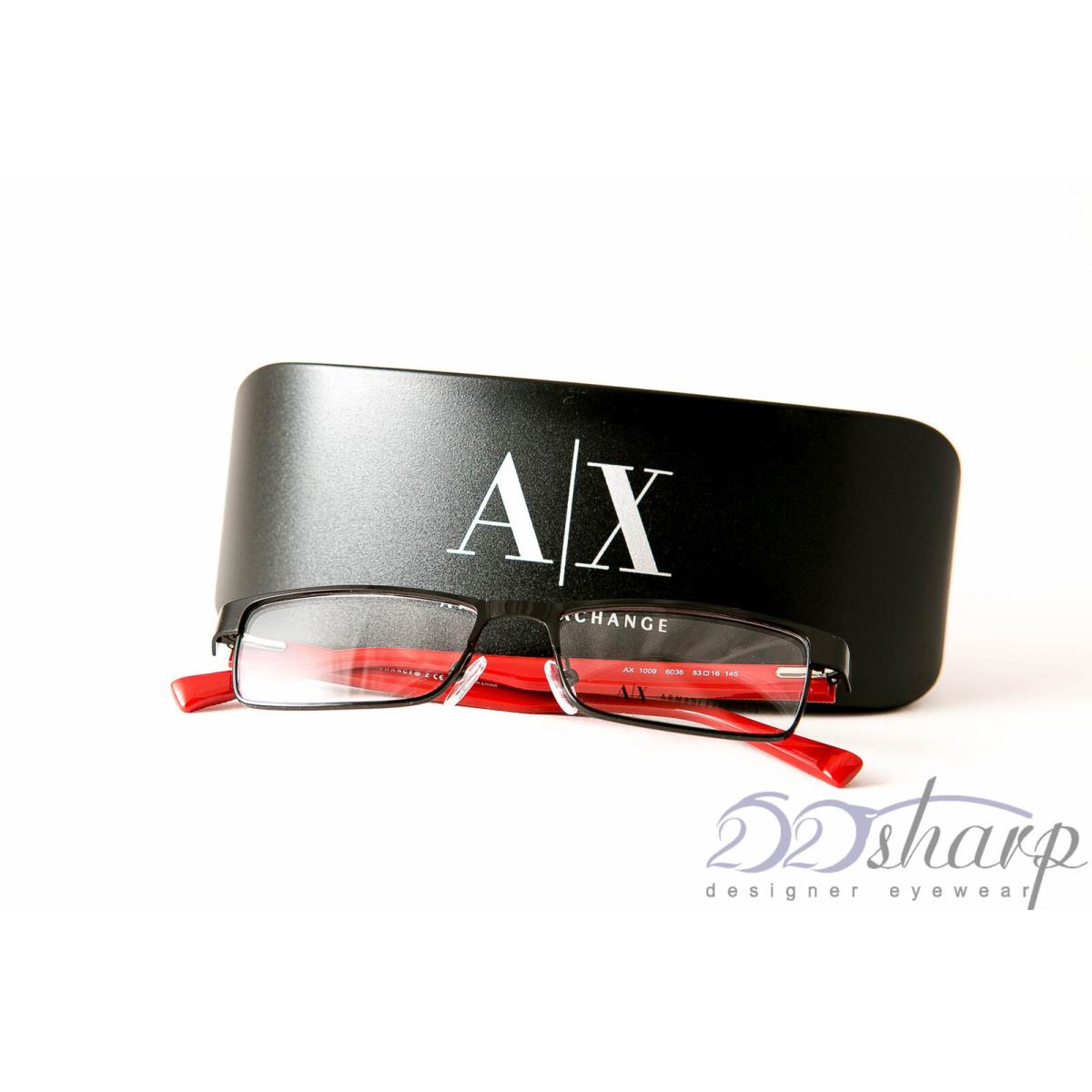 Armani Exchange Eyeglasses-ax 1009 6036 Black/samba