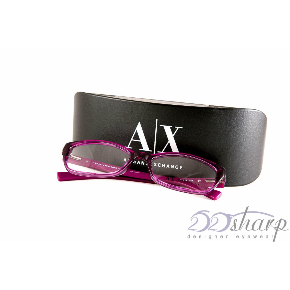Armani Exchange Eyeglasses-ax 3009 8066 Berry Jam Transparant