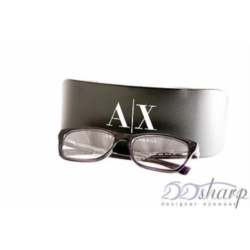 Armani Exchange Eyeglasses-ax 3006 8005 Black Transparant