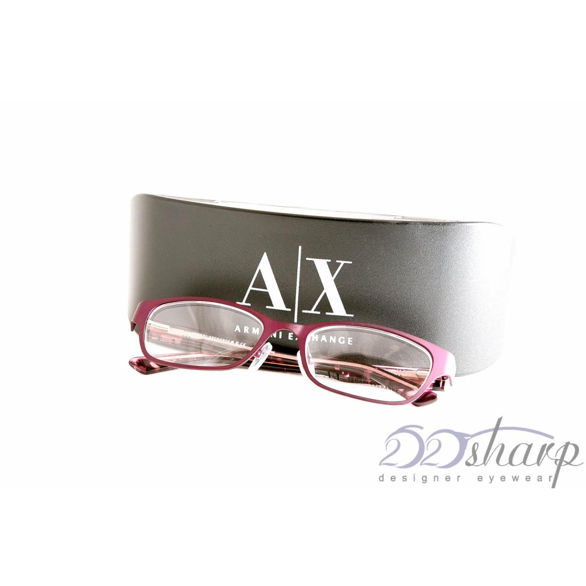 Armani Exchange Eyeglasses-ax 1013 6057 Satin Purple