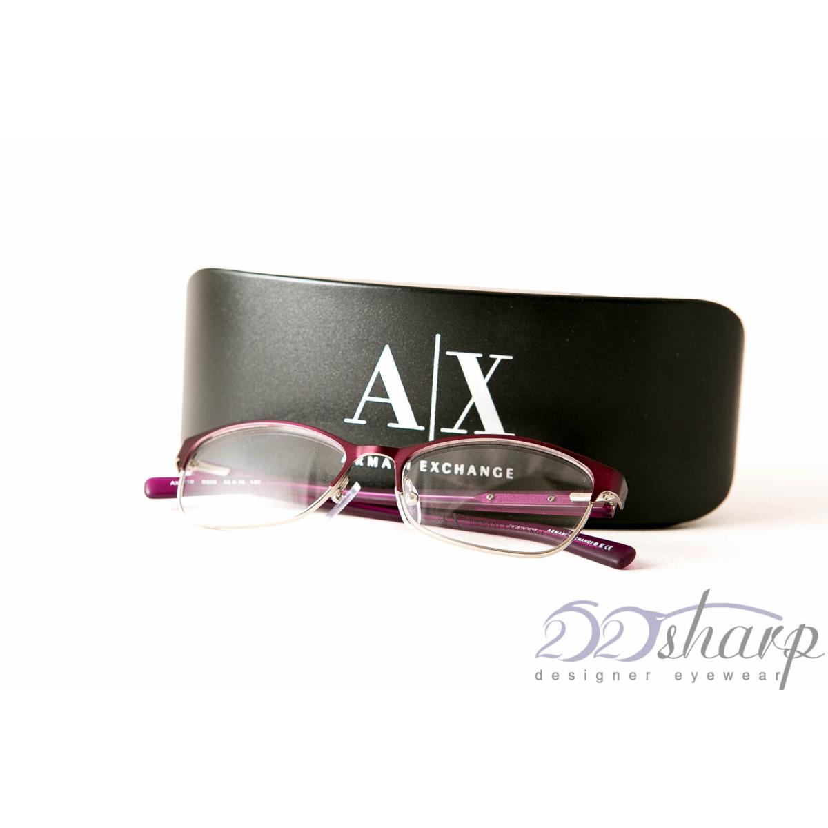 Armani Exchange Eyeglasses-ax 1010 6050 Satin Berry