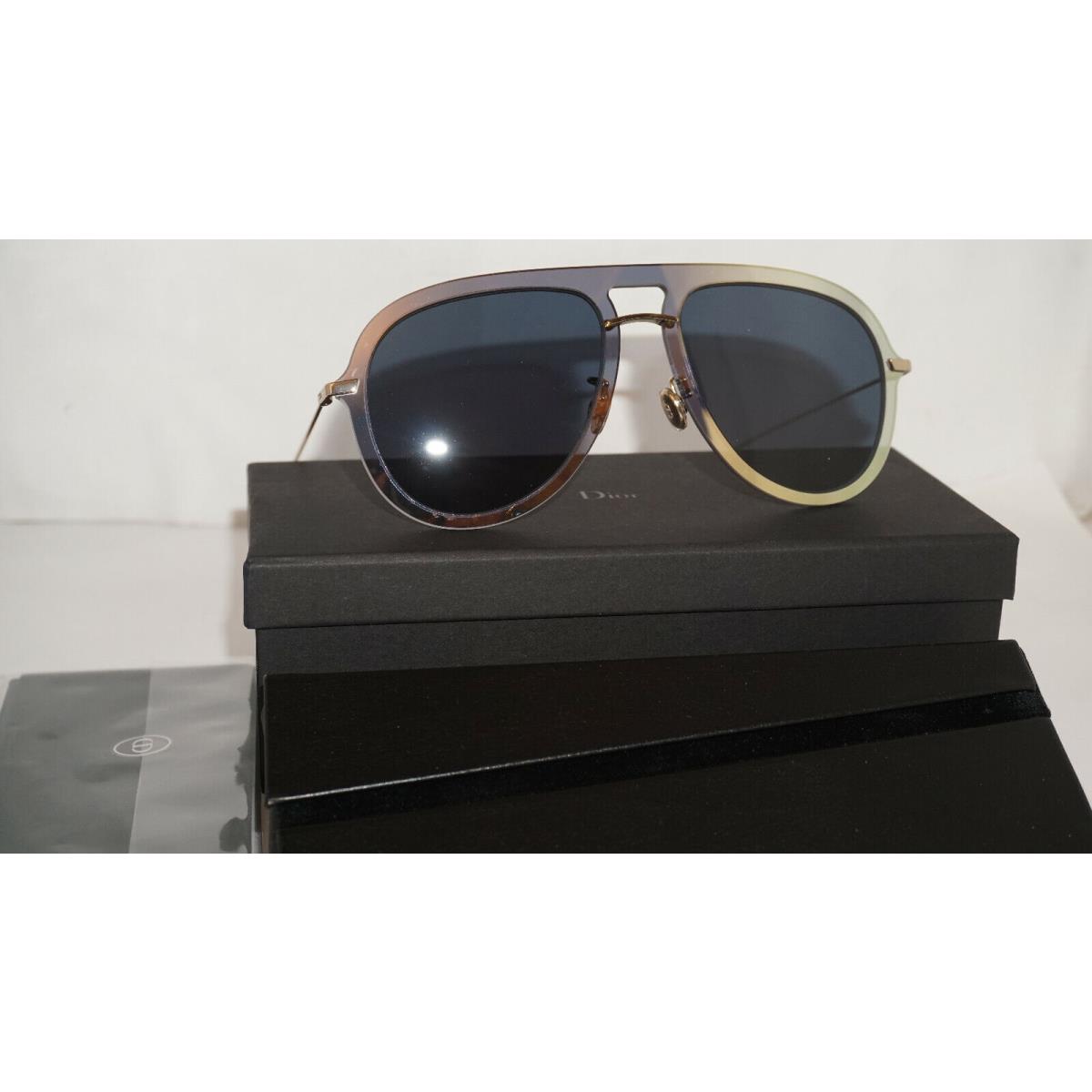 Christian Dior Sunglasses DIORULTIME1 Lks Gold Blue 57 171 45