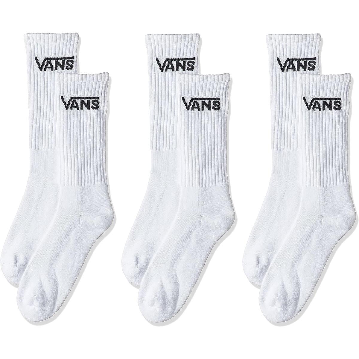 Vans Classic Crew Socks White