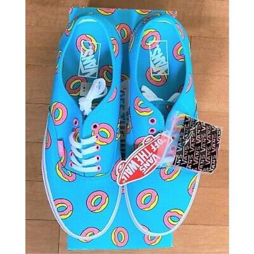 Vans X Odd Future Scuba Blue Donut Golf Wang Supreme Syndicate Shoes 10.5 P