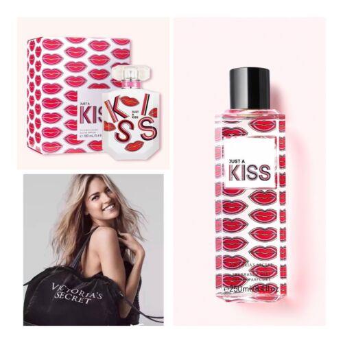 Victoria`s Secret Just A Kiss Eau de Parfum 3.4 Fl.oz. / Fragrance Mist / Bag