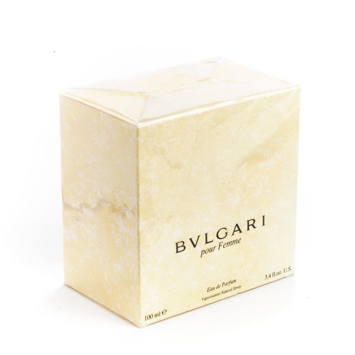 Bvlgari Pour Femme Eau de Parfum 3.4OZ Spray Womens Perfume Edp Vintage