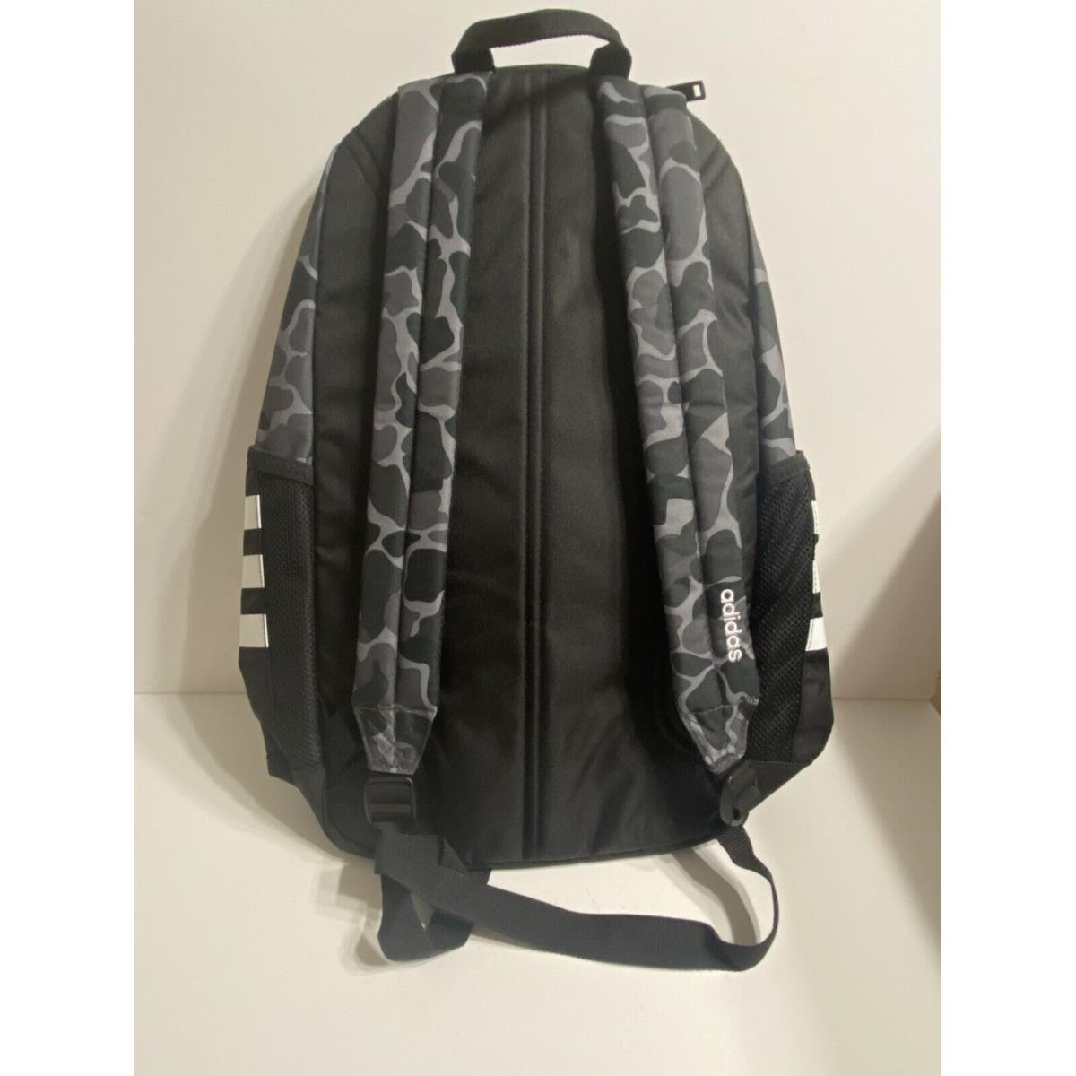 Adidas Classic 3S 4 Backpack Black/gray/white Camo Adult Bag One Size