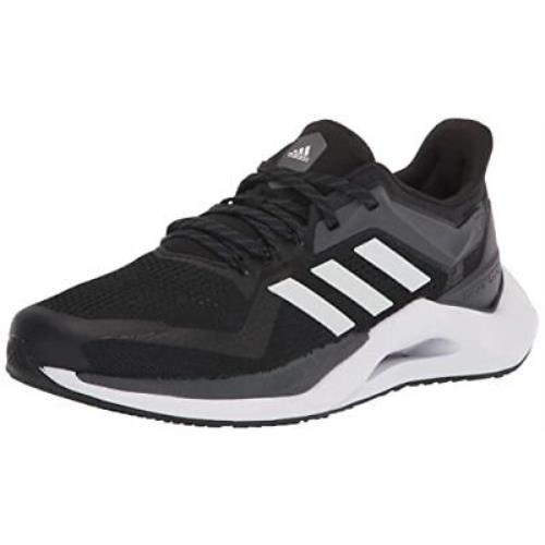 Adidas Unisex Alphatorsion 2.0 Running Shoe Core Black/white/carbon 9 US Men