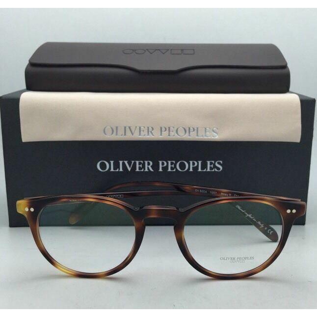 Oliver Peoples Eyeglasses Riley R DM OV 5004 1007 47-20 Dark Mahogany Frames