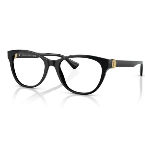 Versace VE3330 GB1 - Black Cat Eye 55mm Women`s Eyeglasses