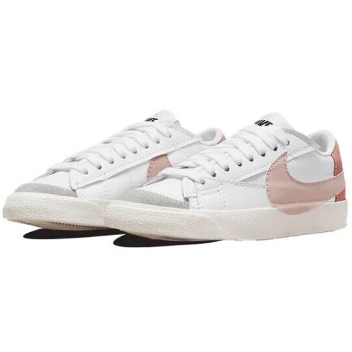 Nike Blazer Low 77 Jumbo Womens Size 11.5 Shoes DQ1470 102 White/rose Whisper