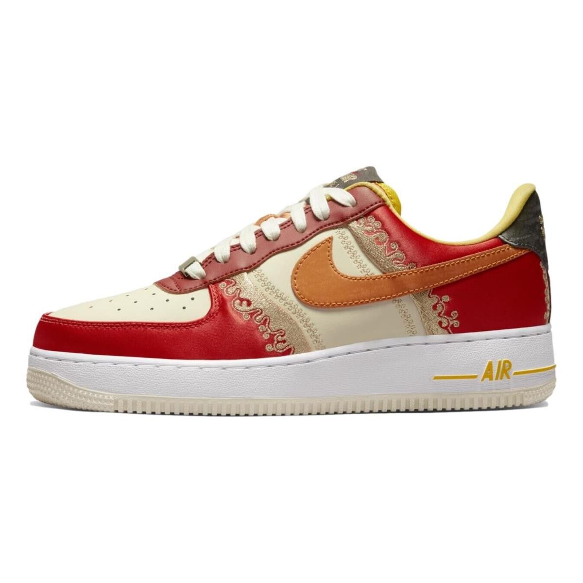 Size 8.5 - Nike Women`s Air Force 1 `07 Premium `little Accra` DV4462-600 - Red