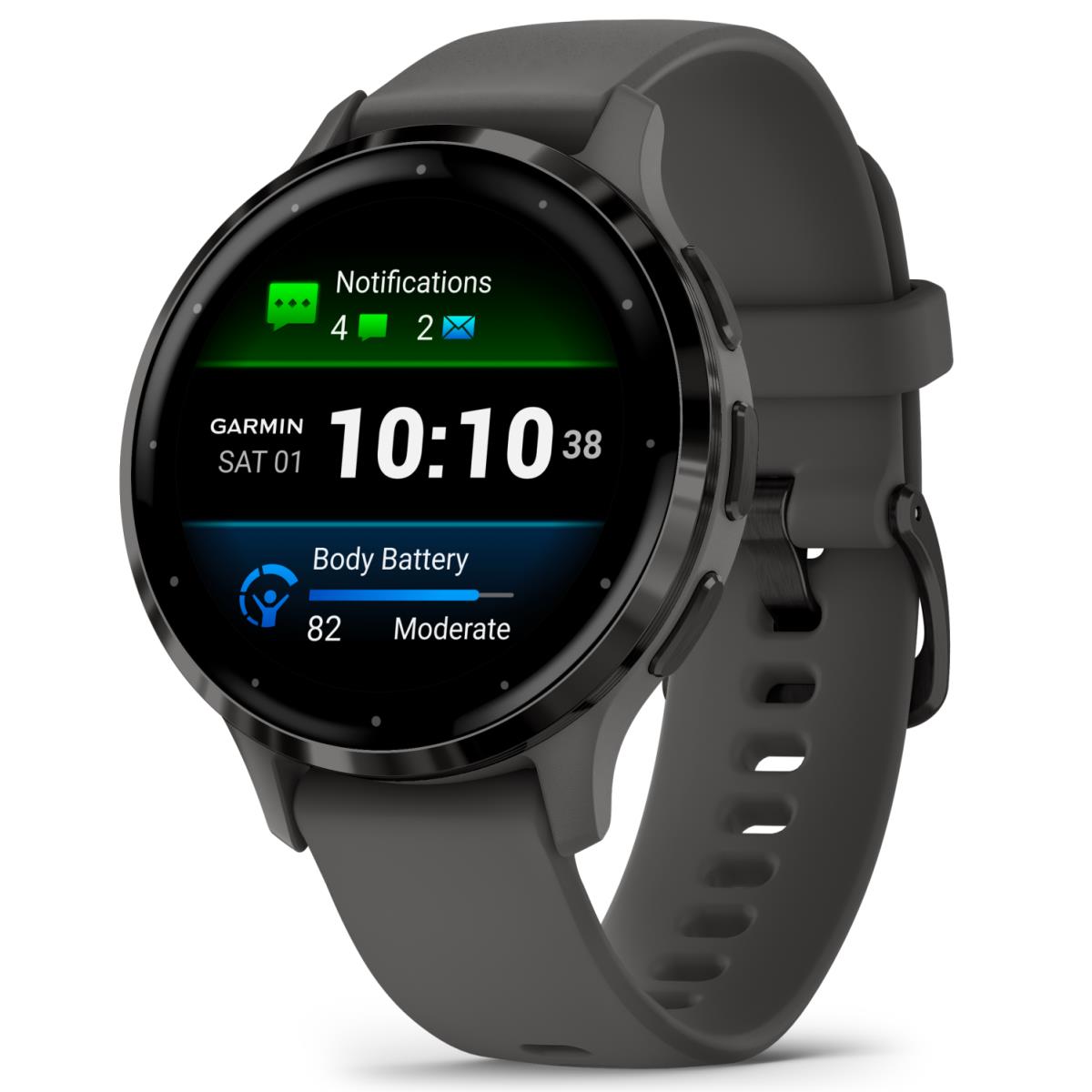 Garmin Venu 3S Gps Smartwatch Amoled Display 41mm Health Fitness Pebble Gray