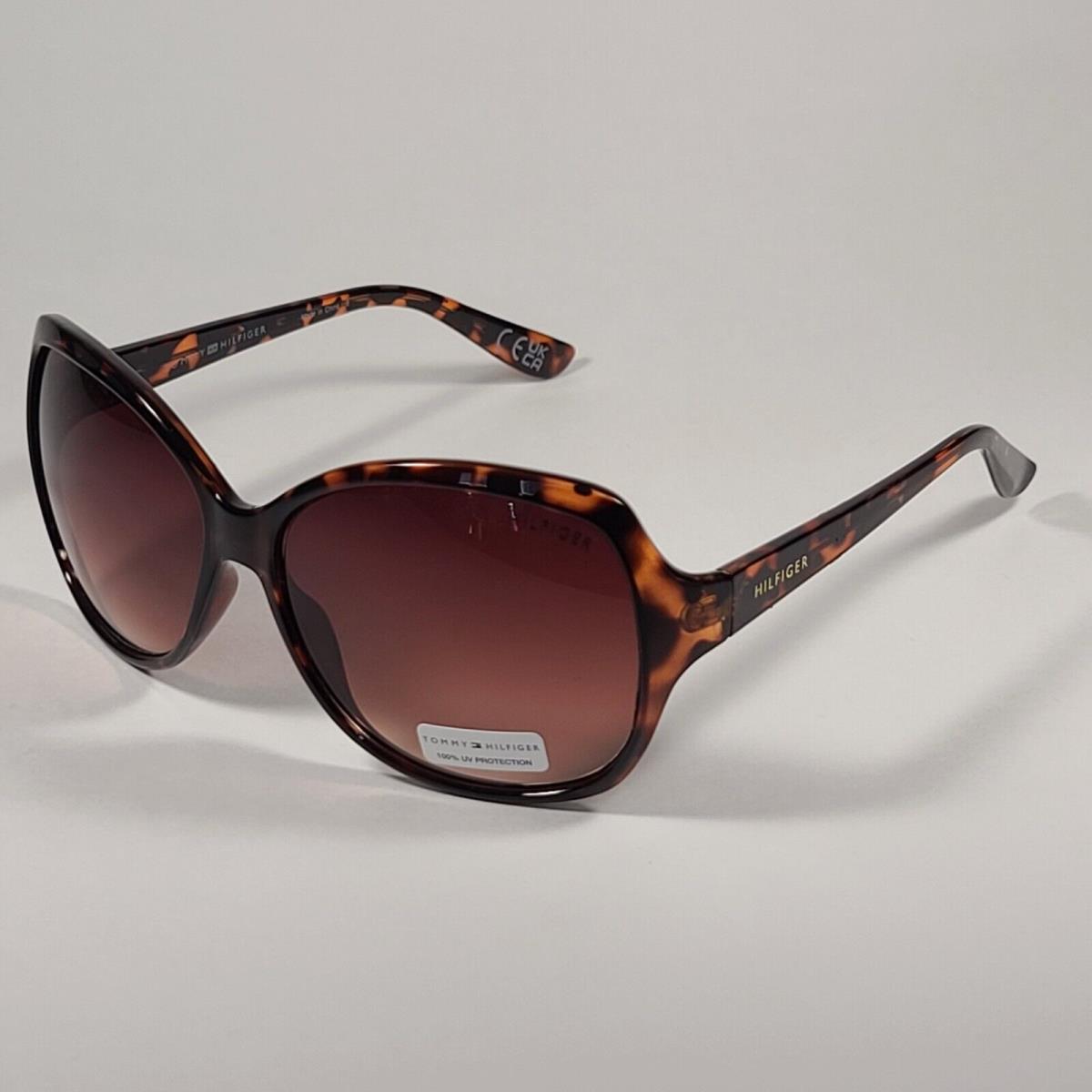 Tommy Hilfiger Belle Butterfly Sunglasses Tortoise Brown Gradient WP OL549