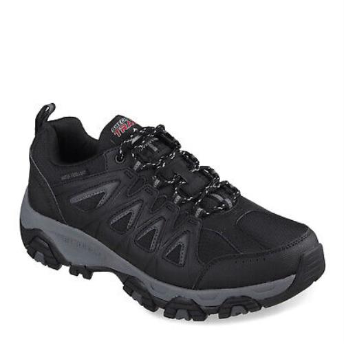 Men`s Skechers Terrabite Hiking Shoe 51844-BKCC Black/charcoal Fabric Leather S