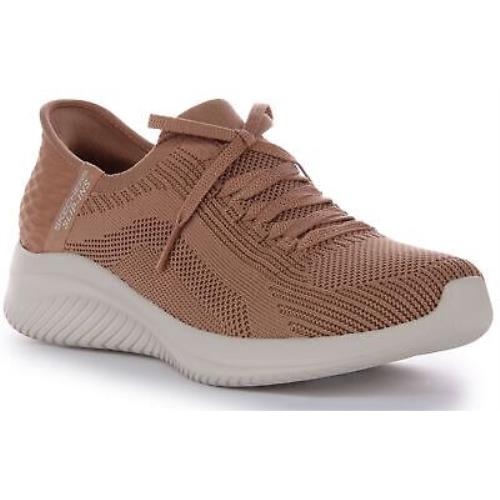 Skechers Ultra Flex 3.0 Brilliant Path Stretch Fit Shoe Tan Womens US 5 - 10 - TAN